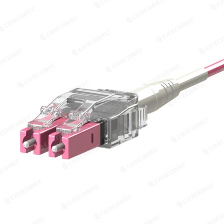 Hızlı Değiştirilebilir Polarity OM4 LC Fiber Patch Kablosu - Kolay Değiştirilebilir çoklu mod OM4 Fiber Patch Kablosu